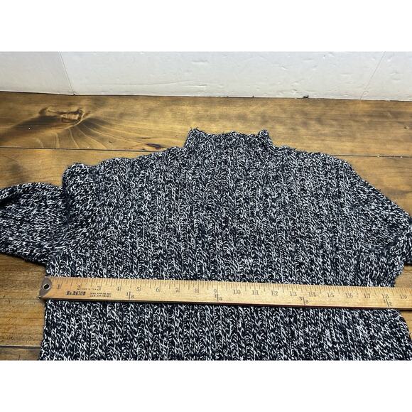 Ralph Lauren Fisherman Sweater Wool Blend Marled Knit Medium - Picture 7 of 9